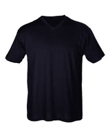 Tultex 206 Fine Jersey V-Neck T-Shirt #color_Black