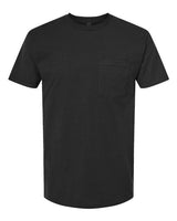 Tultex 293 Heavyweight Jersey Pocket T-Shirt #color_Black