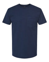 Tultex 293 Heavyweight Jersey Pocket T-Shirt #color_Navy