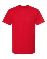 Tultex 293 Heavyweight Jersey Pocket T-Shirt #color_Red