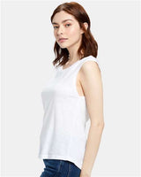 US Blanks US116 Women's Muscle Tank Top #color_Tri-White
