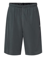 ""Oakley FOA402995 Team Issue Hydrolix 9" Shorts" #color_Forged Iron"