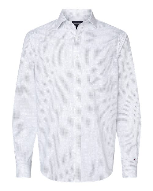 Tommy Hilfiger 13TH105 Polka Dot Shirt #color_Bright White