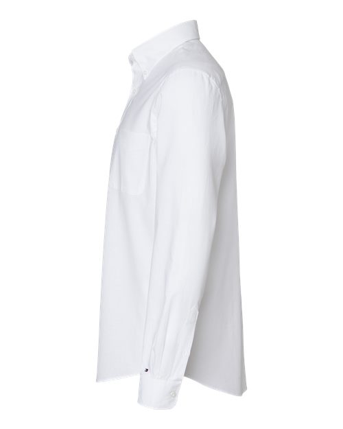 Tommy Hilfiger 13TH107 Cotton/Linen Shirt #color_Bright White