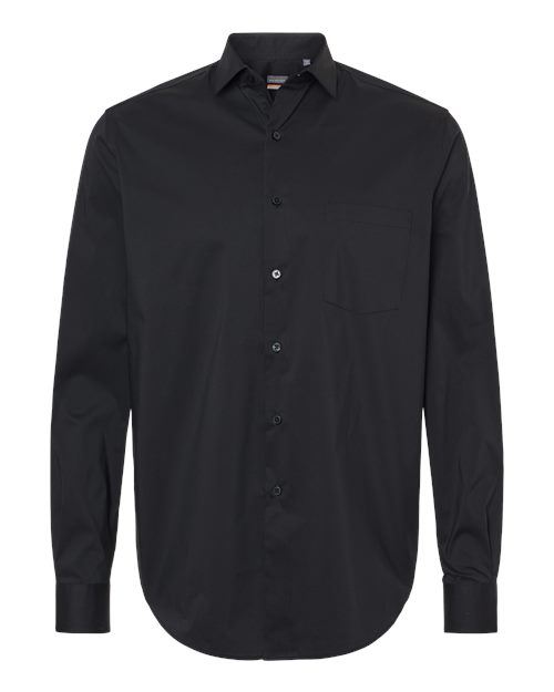 Van Heusen 13V0476 Stainshield Essential Shirt #color_Black