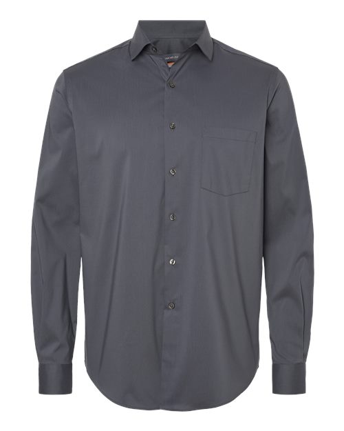 Van Heusen 13V0476 Stainshield Essential Shirt #color_Iron Gate