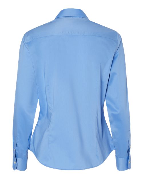 Van Heusen 13V0479 Women's Ultra Wrinkle Free Shirt #color_Blue Frost