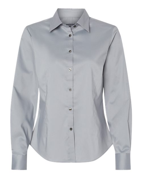 Van Heusen 13V0479 Women's Ultra Wrinkle Free Shirt #color_Grey Mist