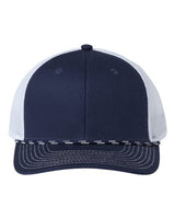 The Game GB452R Everyday Rope Trucker Cap #color_Navy/ White