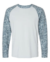 Paragon 231 Panama Colorblocked Long Sleeve T-Shirt #color_Grey Water
