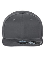 Atlantis Headwear JAMES Sustainable Flat Bill Cap #color_Dark Grey