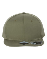 Atlantis Headwear JAMES Sustainable Flat Bill Cap #color_Olive