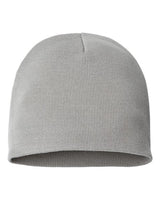 Atlantis Headwear YALA Sustainable Beanie #color_Light Grey