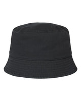 Atlantis Headwear POWELL Sustainable Bucket Hat #color_Black