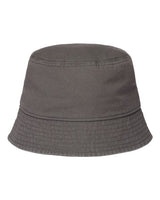 Atlantis Headwear POWELL Sustainable Bucket Hat #color_Dark Grey