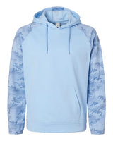 Paragon 306 Tahoe Camo Fleece Hooded Sweatshirt #color_Blue Mist