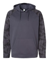 Paragon 306 Tahoe Camo Fleece Hooded Sweatshirt #color_Graphite