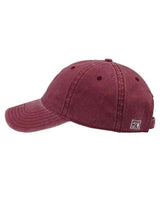 The Game GB465 Pigment-Dyed Cap #color_Dark Maroon