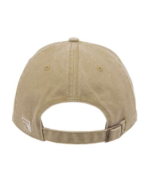 The Game GB465 Pigment-Dyed Cap #color_Khaki