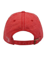 The Game GB465 Pigment-Dyed Cap #color_Red