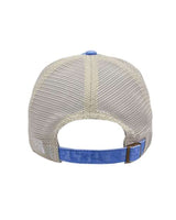 The Game GB460 Pigment-Dyed Trucker Cap #color_Sky Blue/ Stone