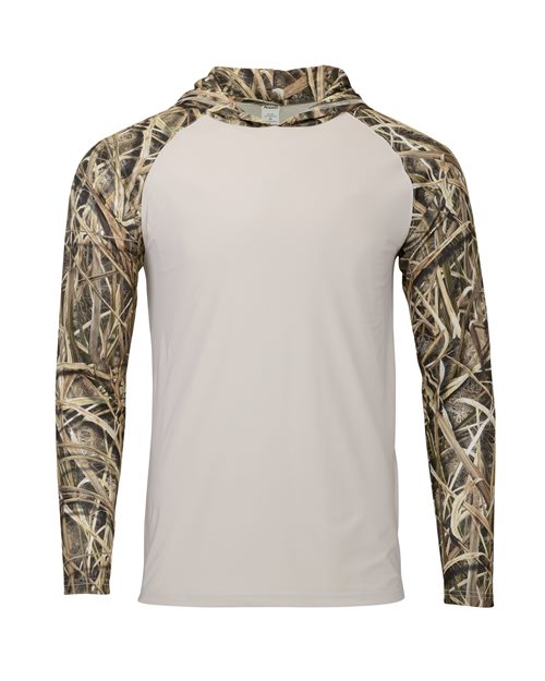 Paragon 241P Biloxi Performance Colorblocked Hoodie #color_Shadow Grass