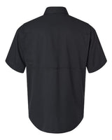 Paragon 700 Hatteras Performance Short Sleeve Fishing Shirt #color_Black