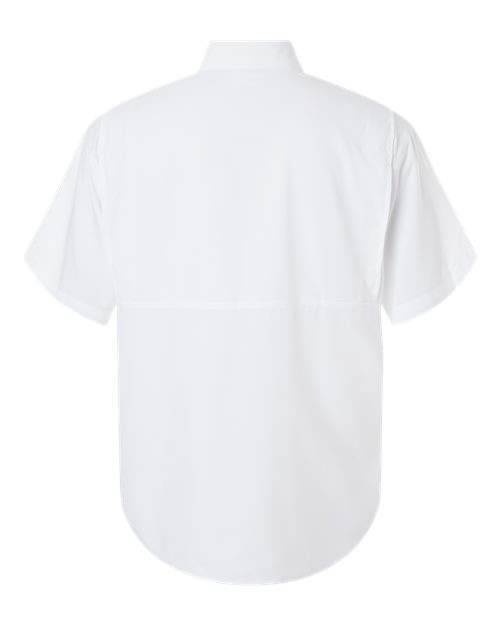 Paragon 700 Hatteras Performance Short Sleeve Fishing Shirt #color_White