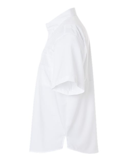 Paragon 700 Hatteras Performance Short Sleeve Fishing Shirt #color_White