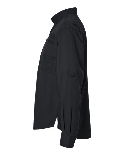 Paragon 702 Kitty Hawk Performance Long Sleeve Fishing Shirt #color_Black