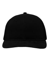 Sportsman SP1650 Modern Six-Panel Trucker Fit Cap #color_Black/ Black