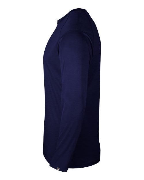 Badger 1001 FitFlex Performance Long Sleeve T-Shirt #color_Navy