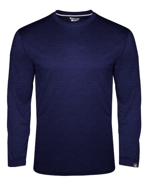 Badger 1001 FitFlex Performance Long Sleeve T-Shirt #color_Navy