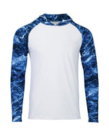 Paragon 241P Biloxi Performance Colorblocked Hoodie #color_Marlin