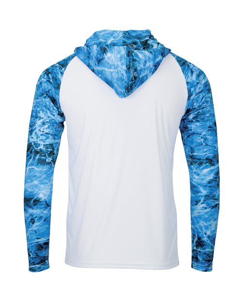 Paragon 241P Biloxi Performance Colorblocked Hoodie #color_Nautical