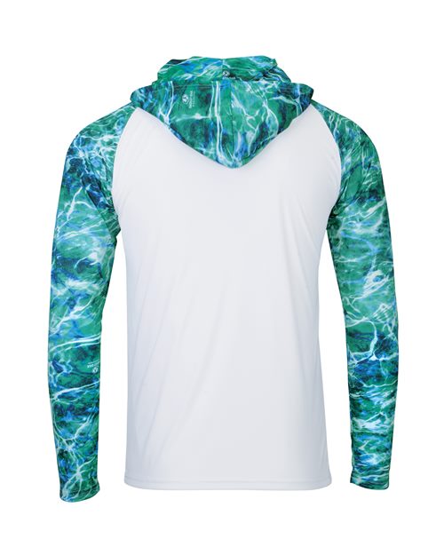 Paragon 241P Biloxi Performance Colorblocked Hoodie #color_Seafoam