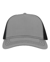 Atlantis Headwear RAPPER Sustainable Canvas Cap #color_Grey/ Black