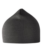 ""Atlantis Headwear MOOVER Sustainable 8" Beanie" #color_Dark Grey"