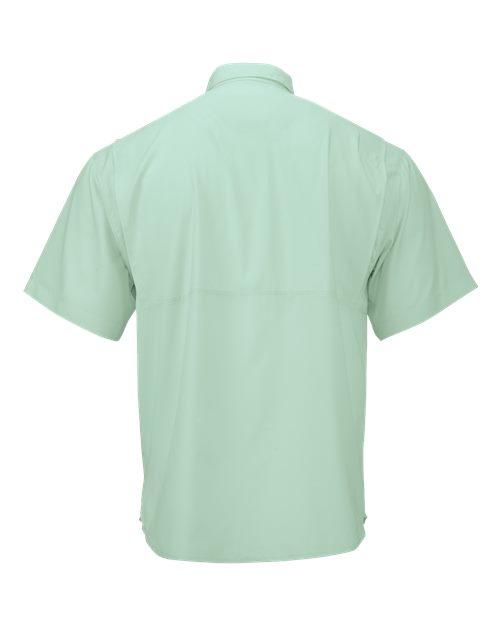 Paragon 700 Hatteras Performance Short Sleeve Fishing Shirt #color_Mint Green