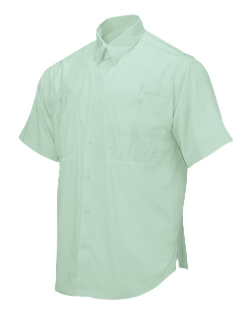 Paragon 700 Hatteras Performance Short Sleeve Fishing Shirt #color_Mint Green