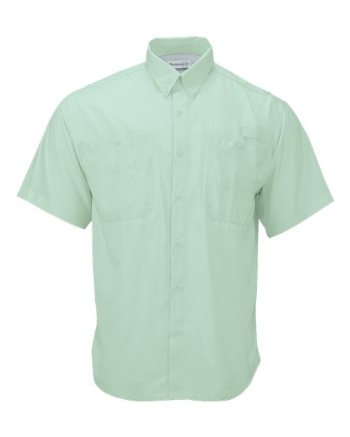 Paragon 700 Hatteras Performance Short Sleeve Fishing Shirt #color_Mint Green