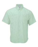 Paragon 700 Hatteras Performance Short Sleeve Fishing Shirt #color_Mint Green