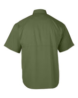 Paragon 700 Hatteras Performance Short Sleeve Fishing Shirt #color_Olive Green