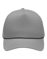 Sportsman SP1300 Five-Panel Rope Heritage Fit Cap #color_Grey