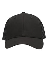 Sportsman SP1450 Traditional Lo-Pro Mesh Back Trucker Fit Cap #color_Chino Charcoal/ Black