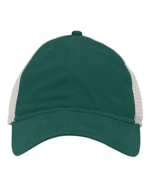 Sportsman SP1750 Mesh Dad Hat Fit #color_Forest Green/ Stone