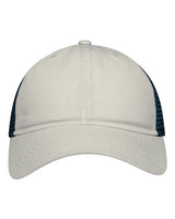 Sportsman SP1750 Mesh Dad Hat Fit #color_Stone/ Navy