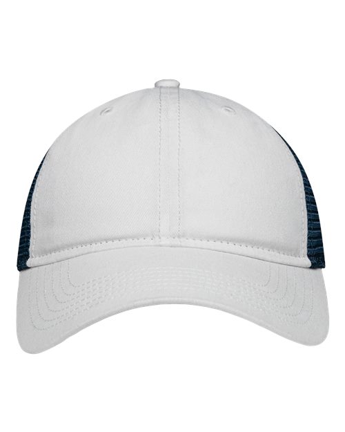 Sportsman SP1750 Mesh Dad Hat Fit #color_White/ Navy