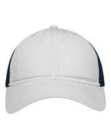 Sportsman SP1750 Mesh Dad Hat Fit #color_White/ Navy
