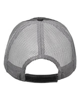 Valucap VC990 Contrast Stitch Cap #color_Black/ Grey